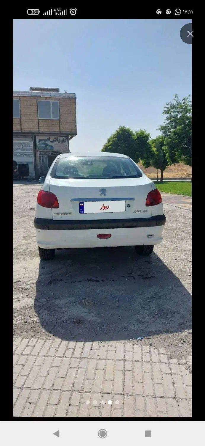 پژو ۲۰۶ صندوق دار v8 - 1389