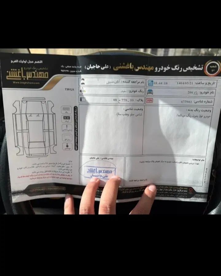 پژو 206 تیپ 5 - 1393