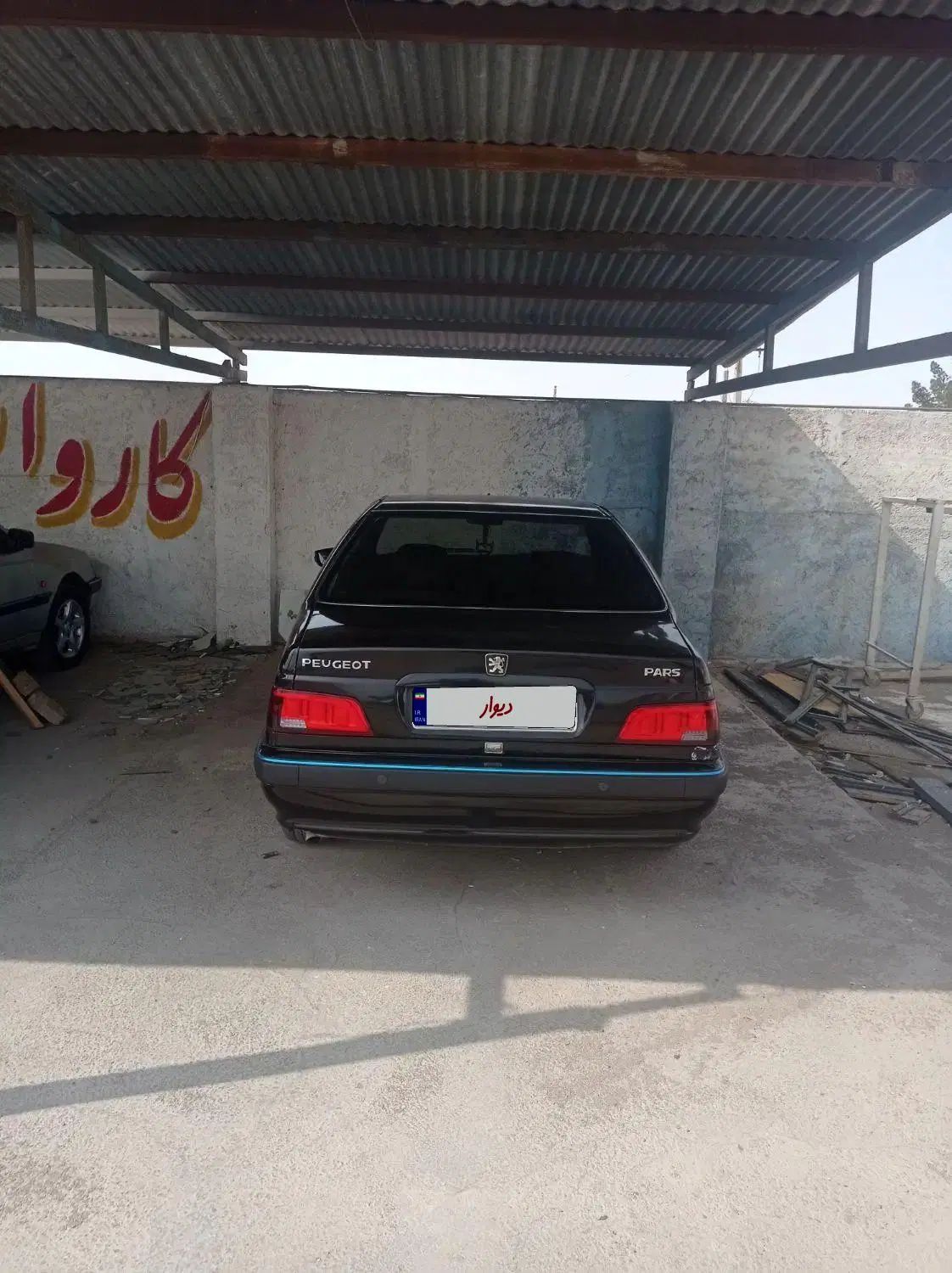پژو پارس دوگانه سوز - 1386