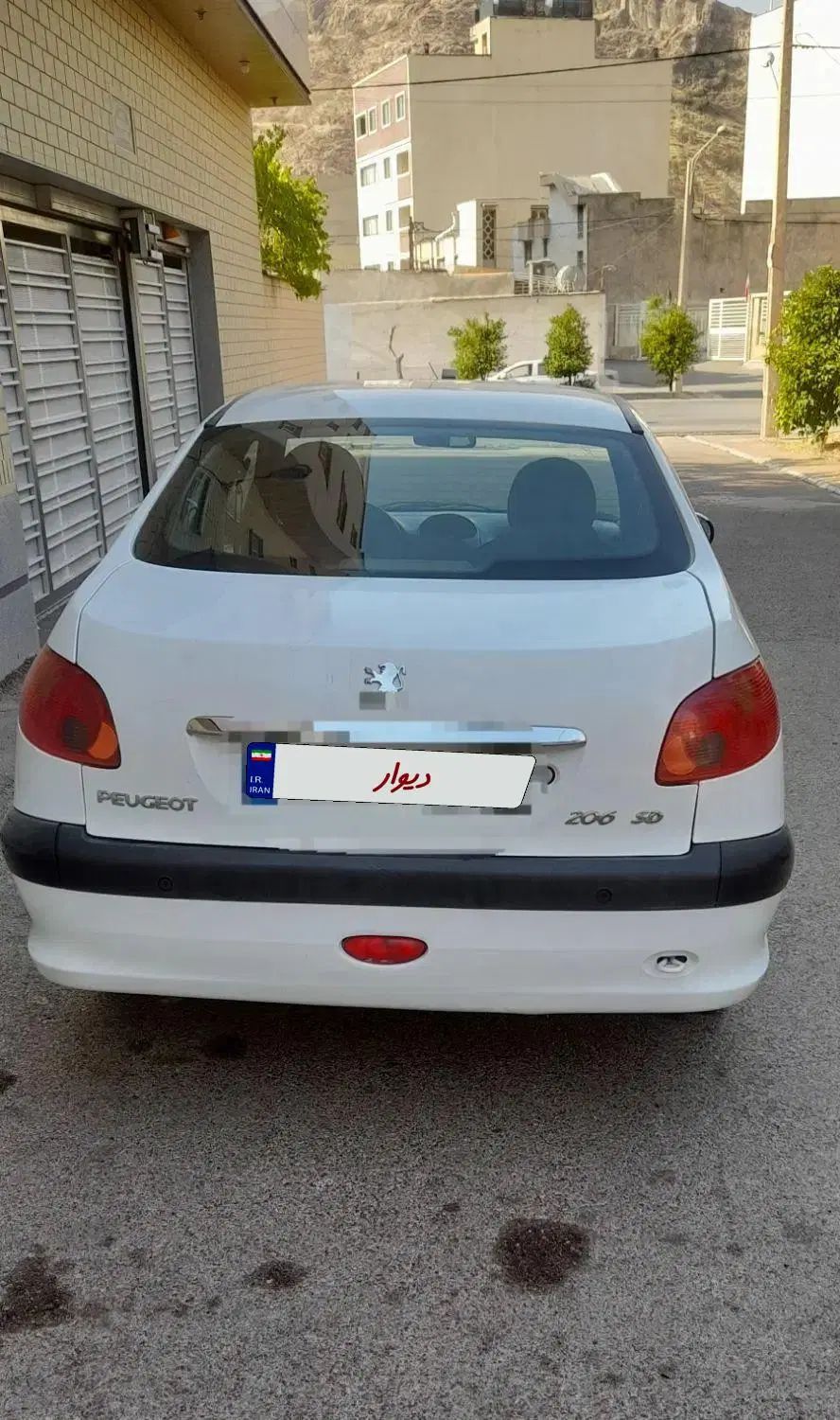 پژو ۲۰۶ صندوق دار v8 - 1395