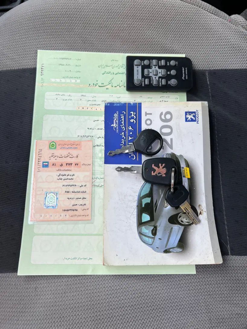 پژو 206 تیپ 2 - 1381