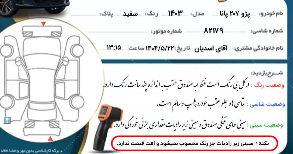 پژو 207 پانوراما دنده‌ای - 1403