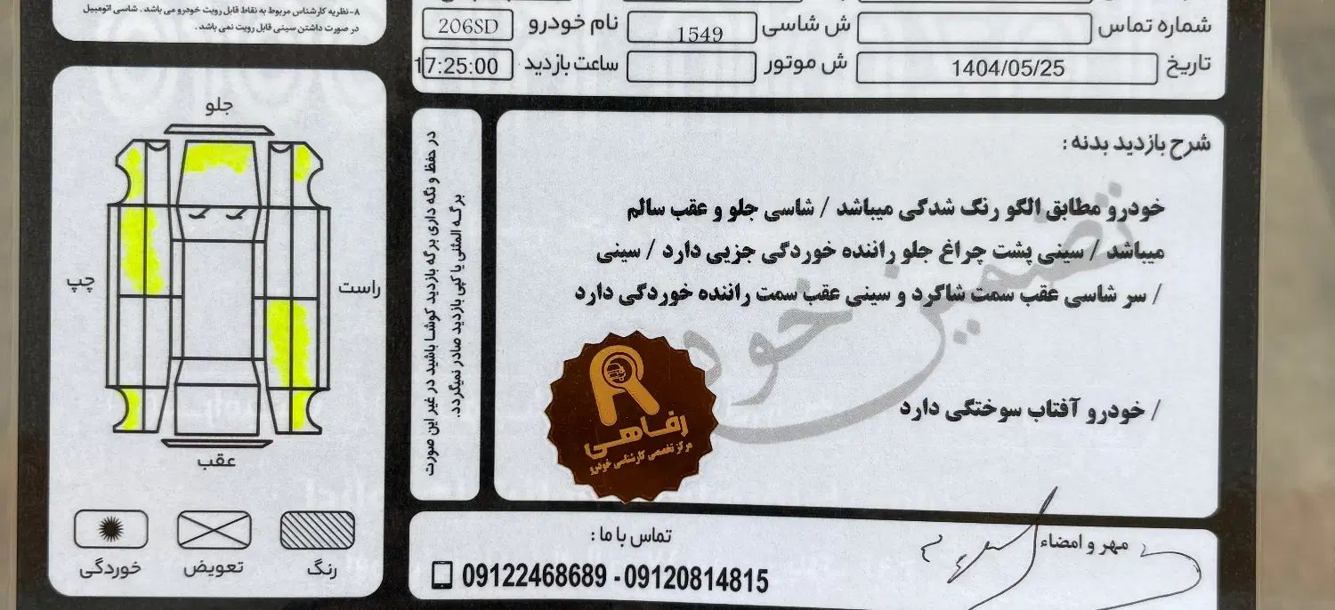 پژو 206 تیپ 5 - 1388