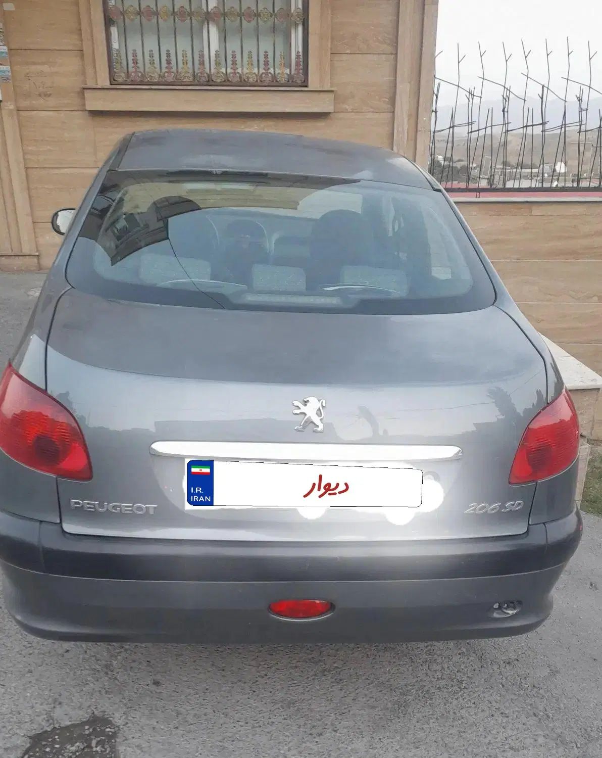پژو ۲۰۶ صندوق دار v1 - 1386