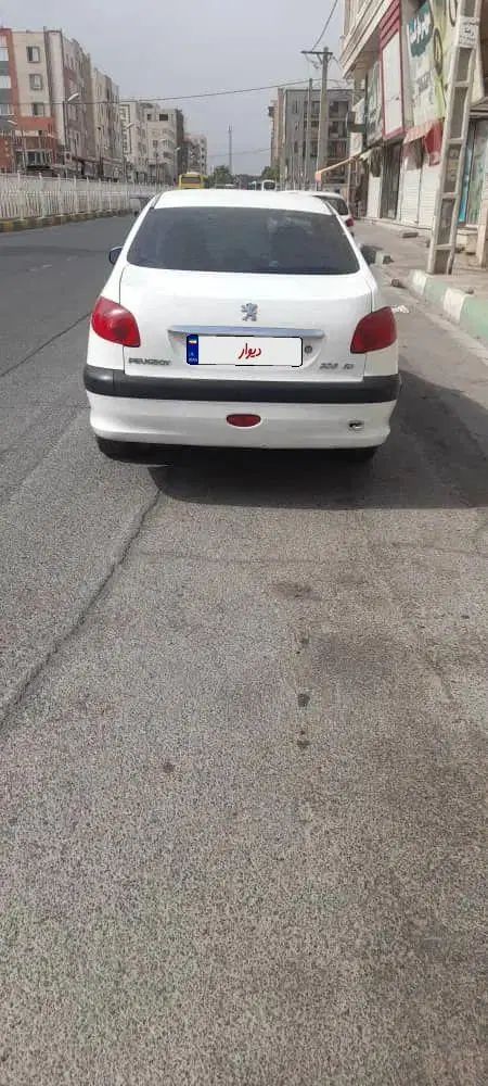 پژو ۲۰۶ صندوق دار v8 - 1390