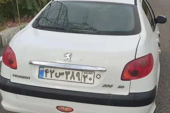 پژو ۲۰۶ صندوق دار v8 - 1395