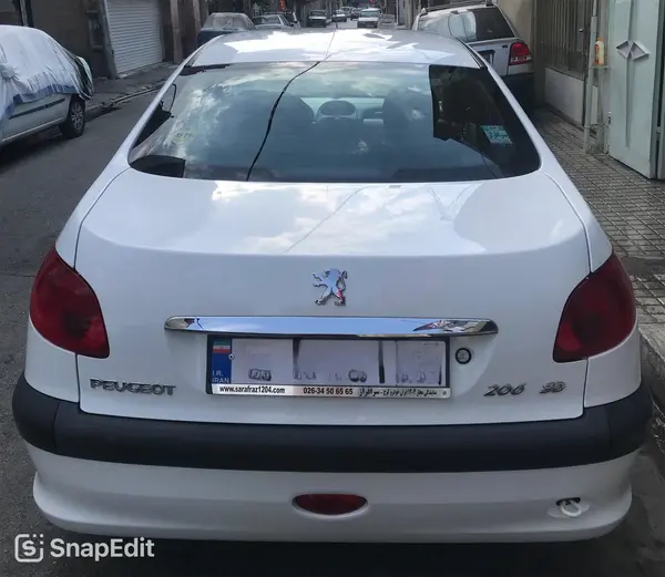 پژو ۲۰۶ صندوق دار v8 - 1398
