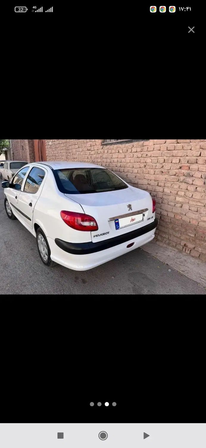 پژو ۲۰۶ صندوق دار v8 - 1390