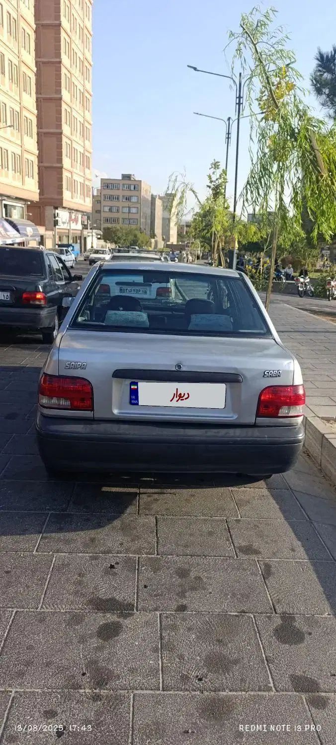 پراید صبا دوگانه‌سوز - 1386