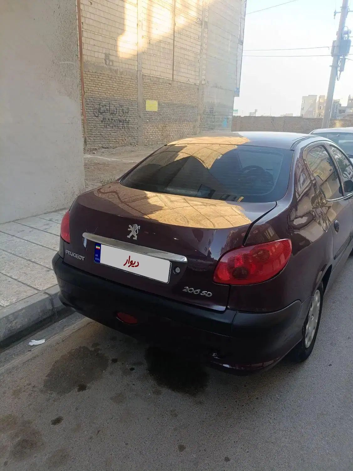 پژو ۲۰۶ صندوق دار v8 - 1393