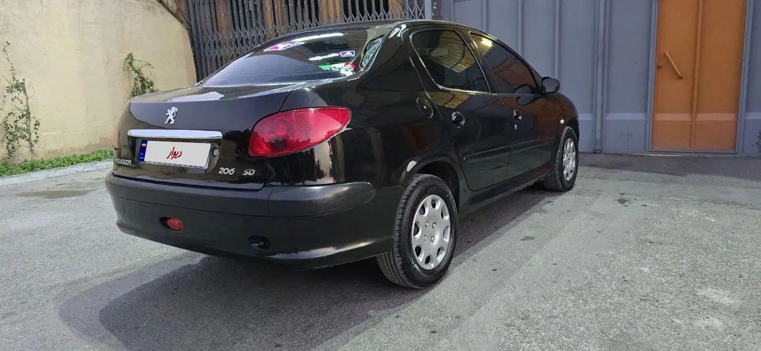 پژو ۲۰۶ صندوق دار v8 - 1394