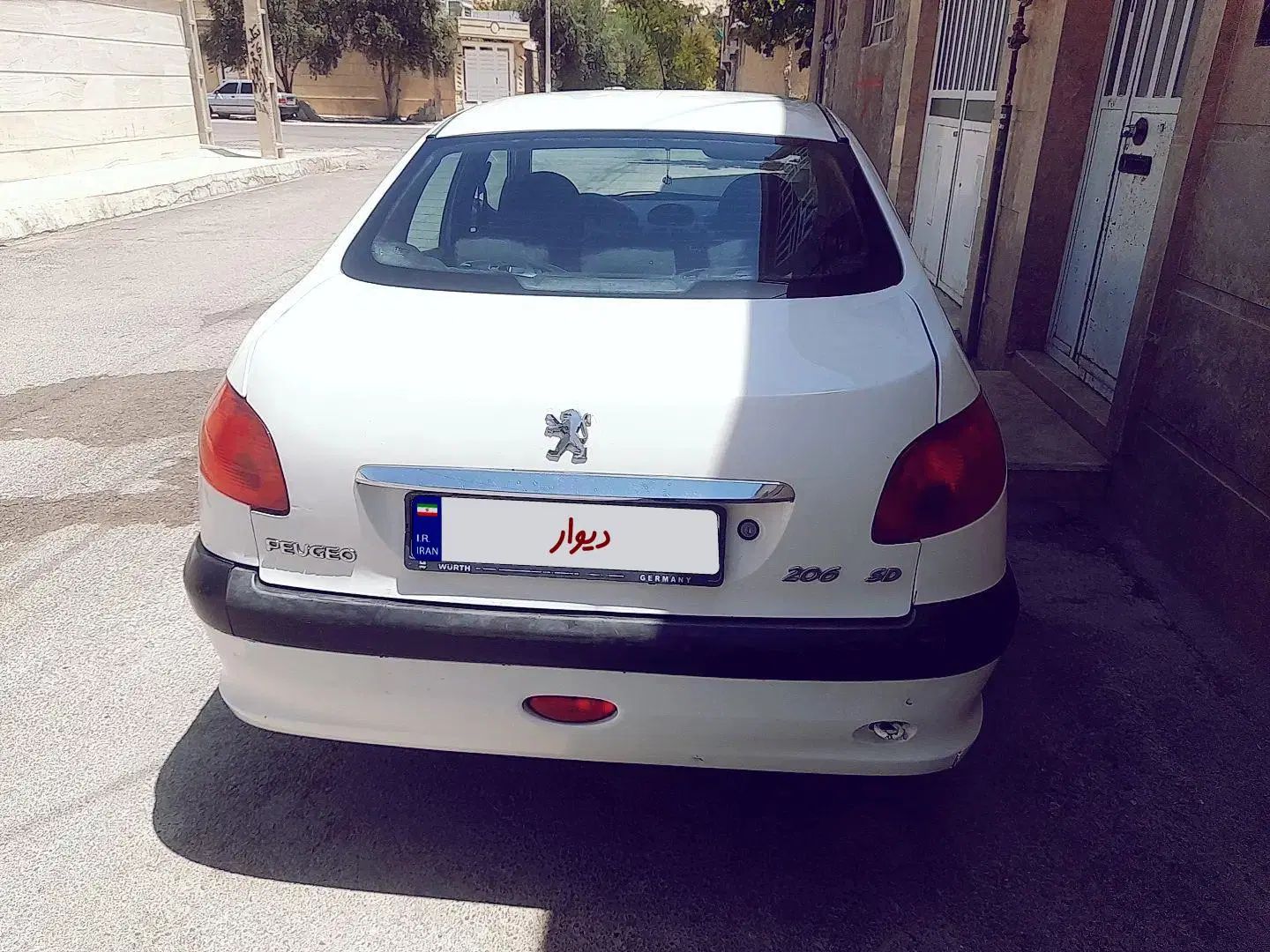 پژو ۲۰۶ صندوق دار v6 - 1389