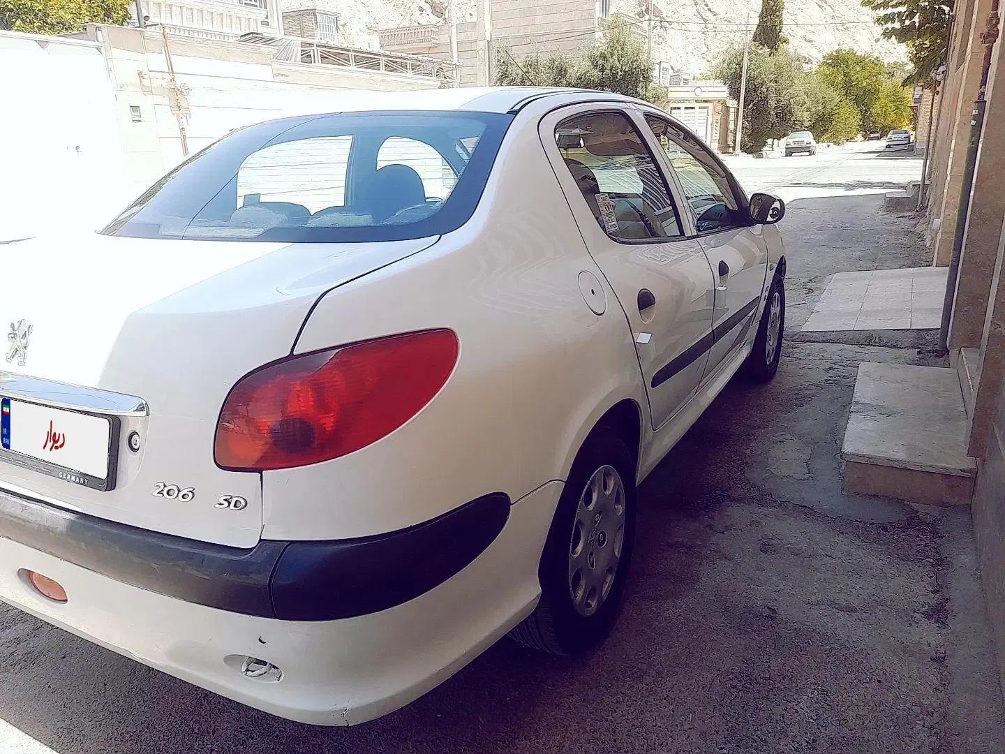 پژو ۲۰۶ صندوق دار v6 - 1389