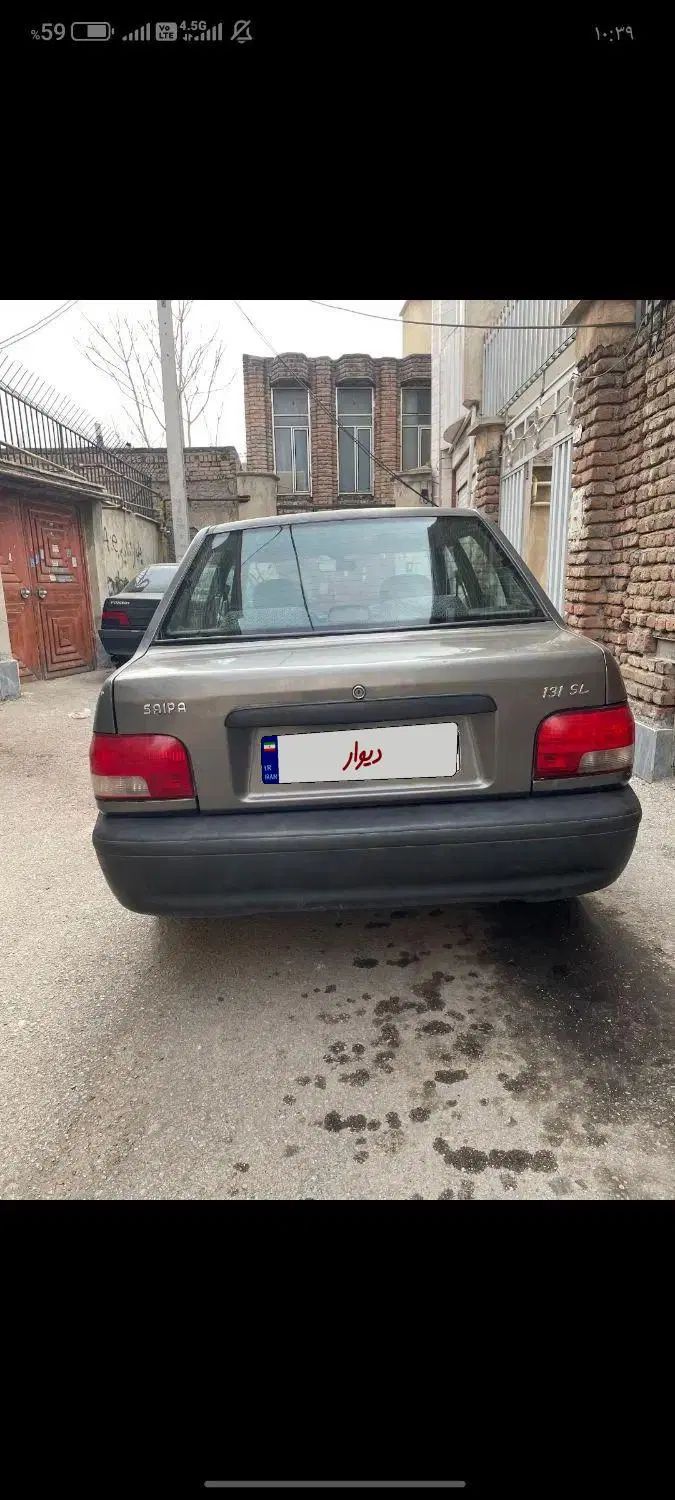 پراید صبا بنزینی - 1389