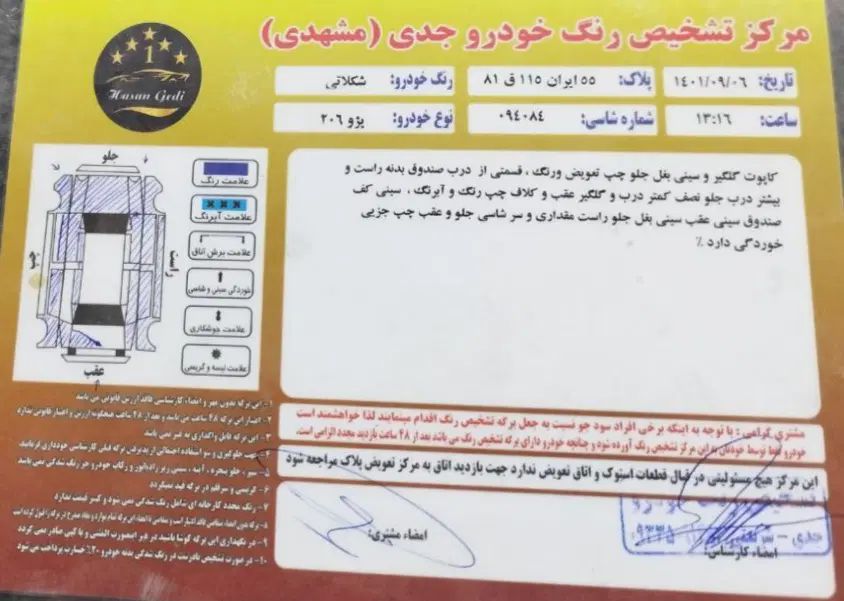 پژو 206 تیپ 3 - 1388