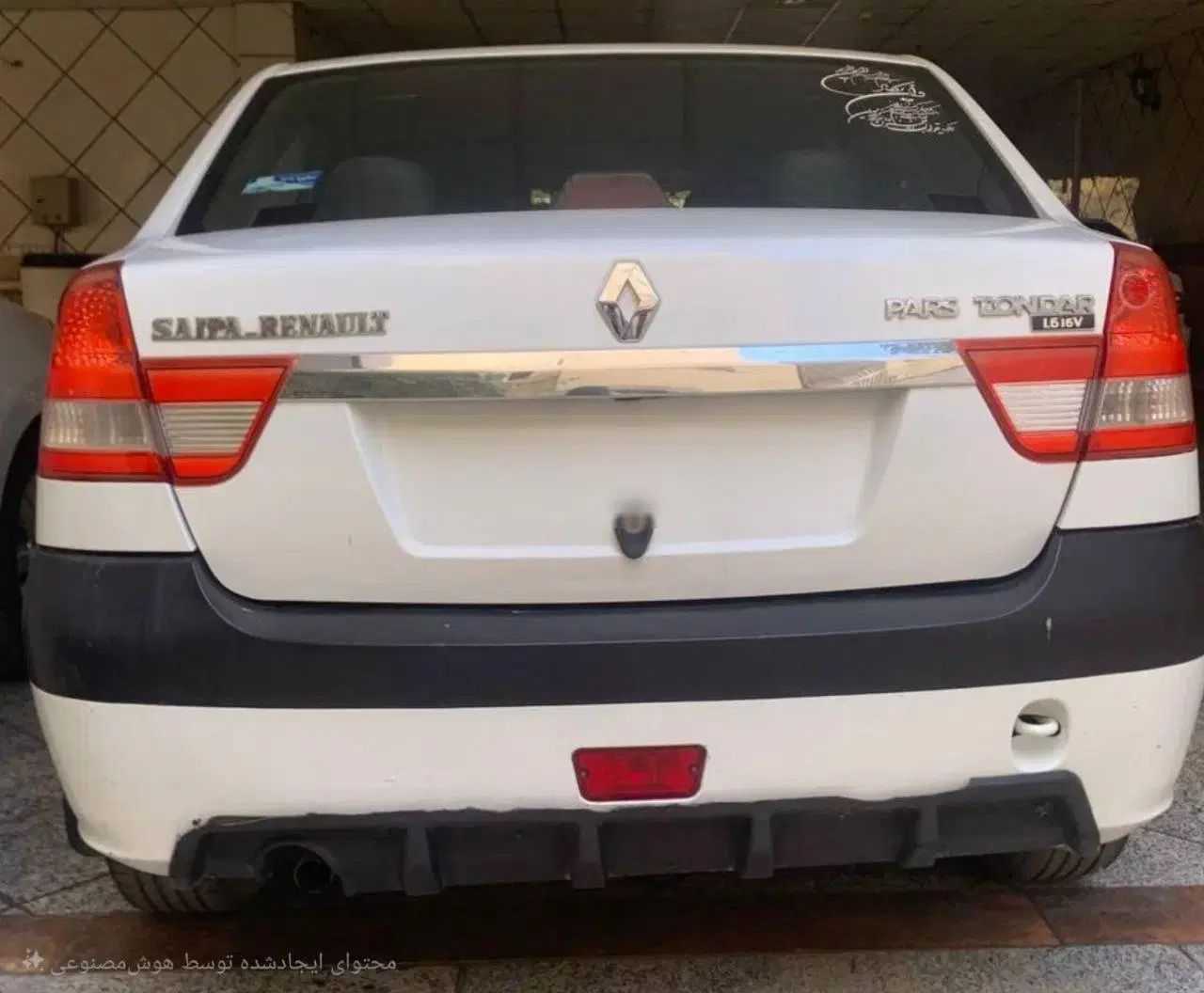 رنو پارس تندر گیربکس JHQ + مولتی مدیا - 1395
