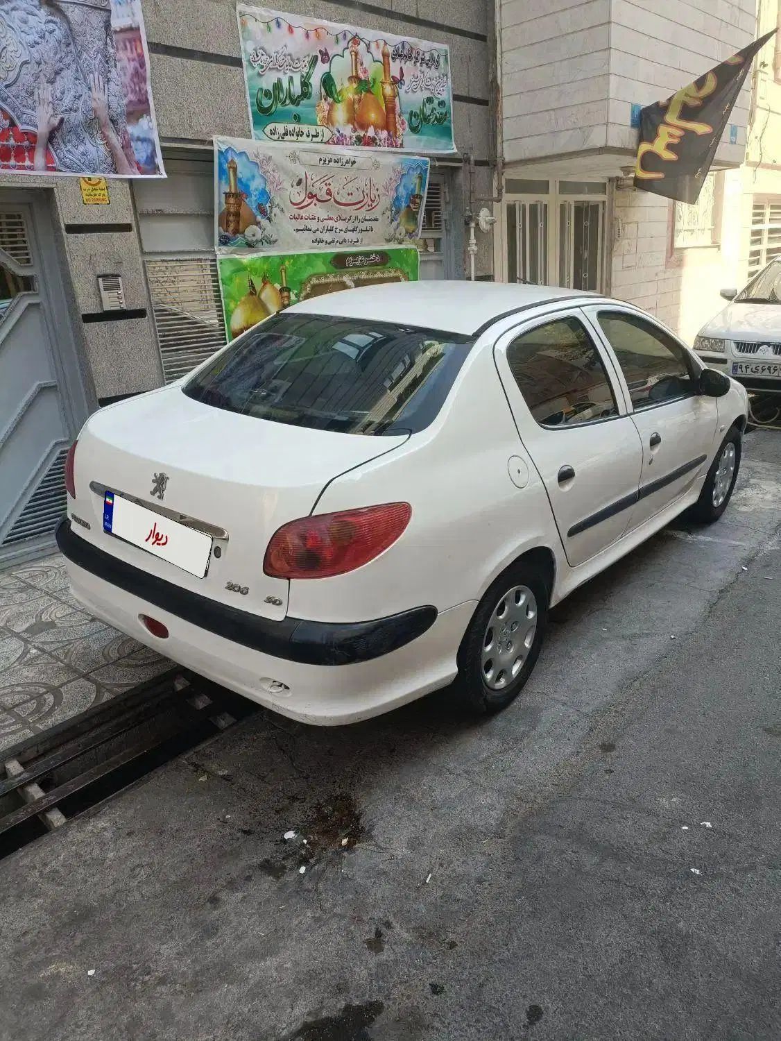 پژو ۲۰۶ صندوق دار v20 - 1388