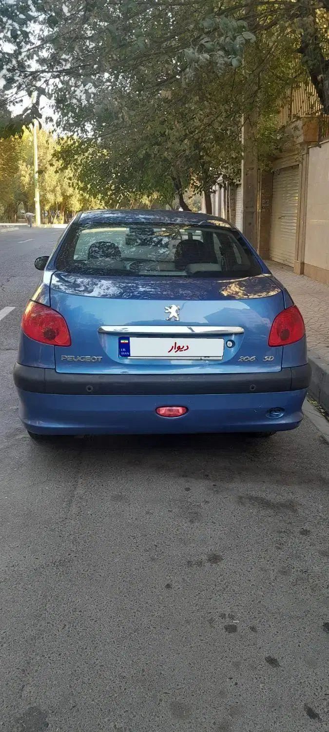 پژو ۲۰۶ صندوق دار v8 - 1395
