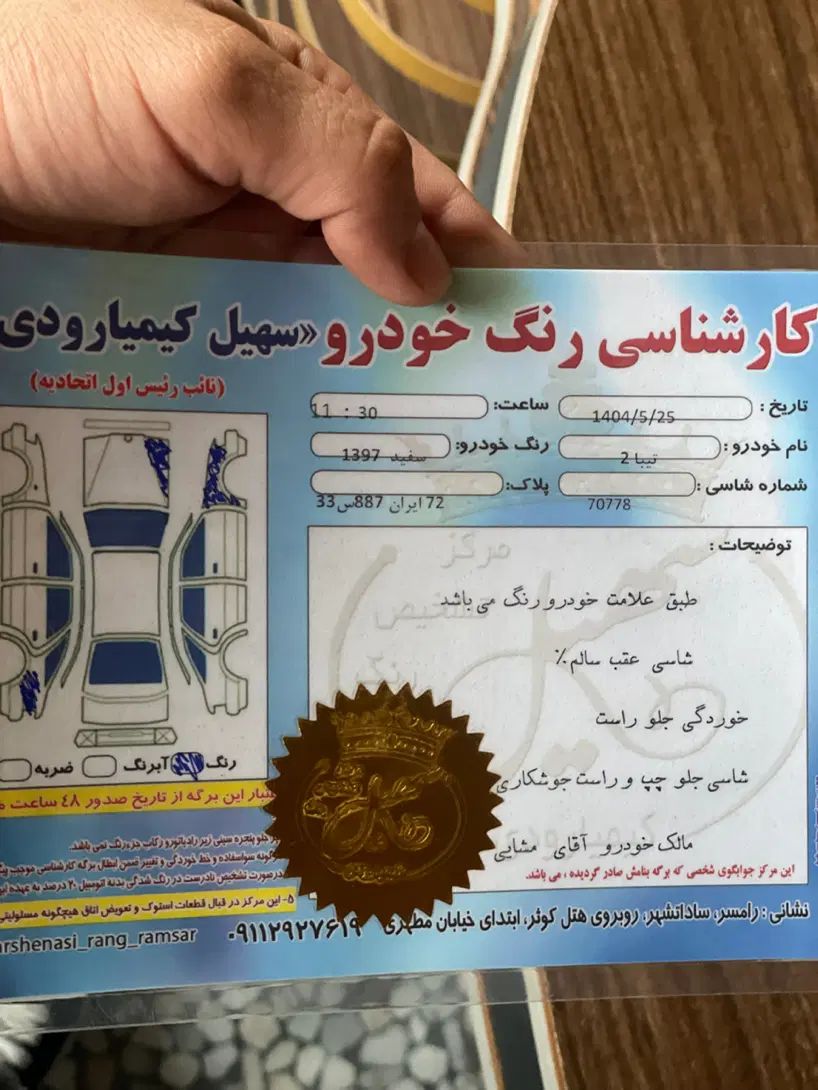 تیبا 2 EX رینگ آلومینیومی - 1397