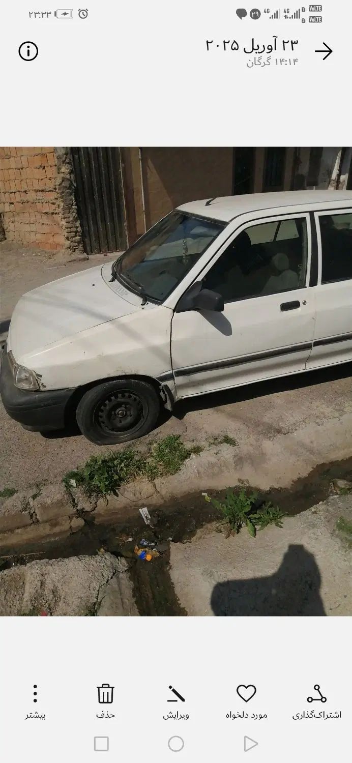 پراید صبا بنزینی - 1386