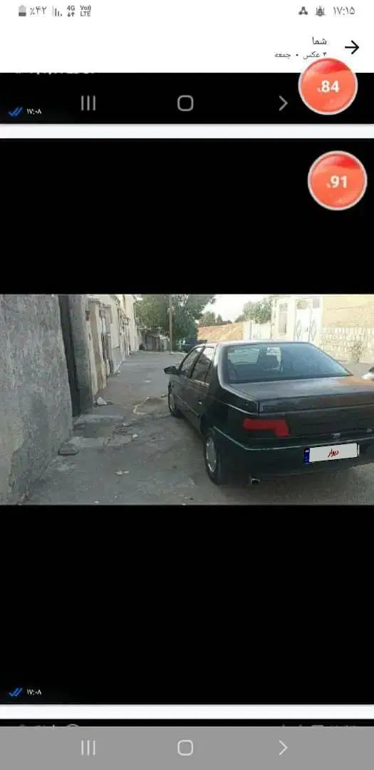 پژو 405 GLI - دوگانه سوز CNG - 1382