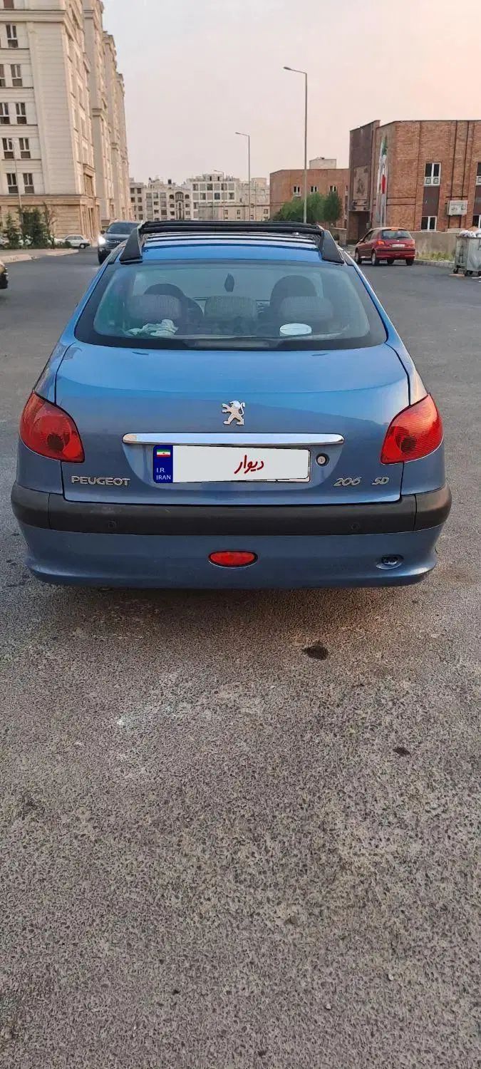 پژو ۲۰۶ صندوق دار v8 - 1395