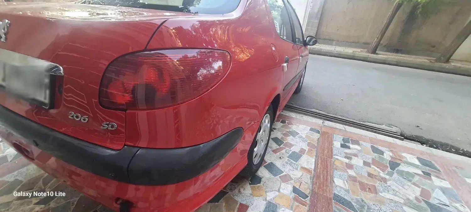 پژو ۲۰۶ صندوق دار v10 - 1388