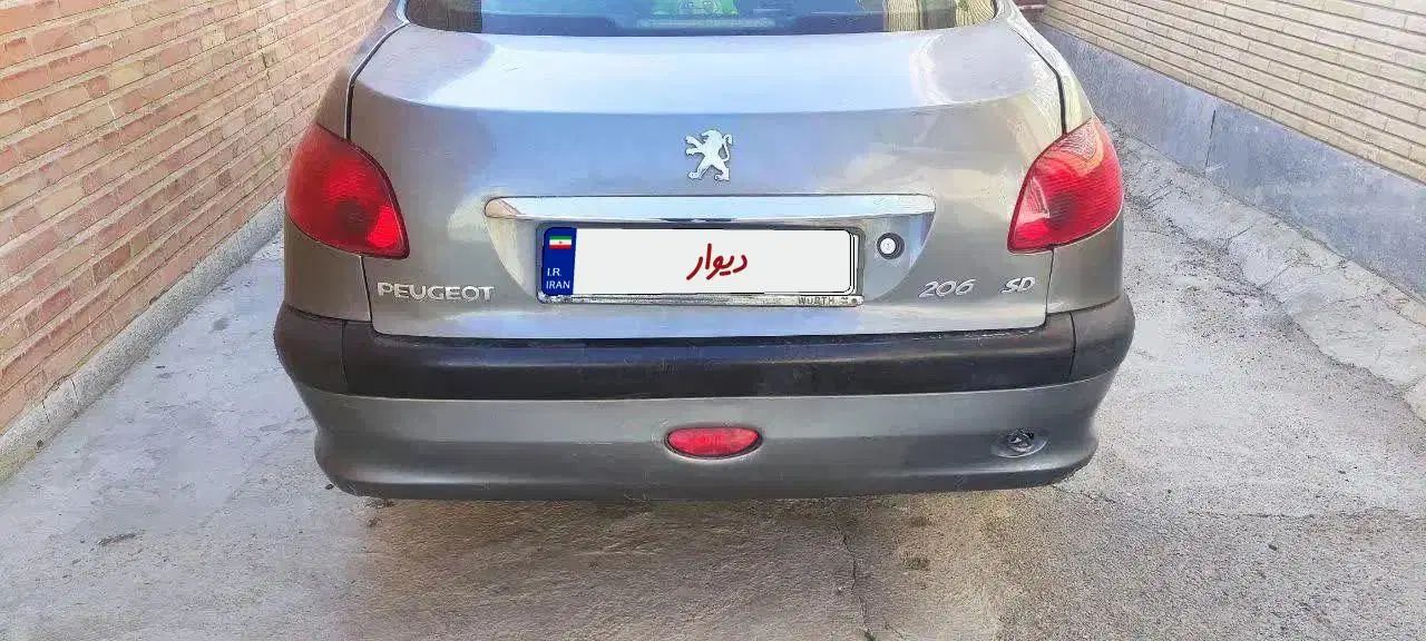پژو ۲۰۶ صندوق دار v1 - 1386