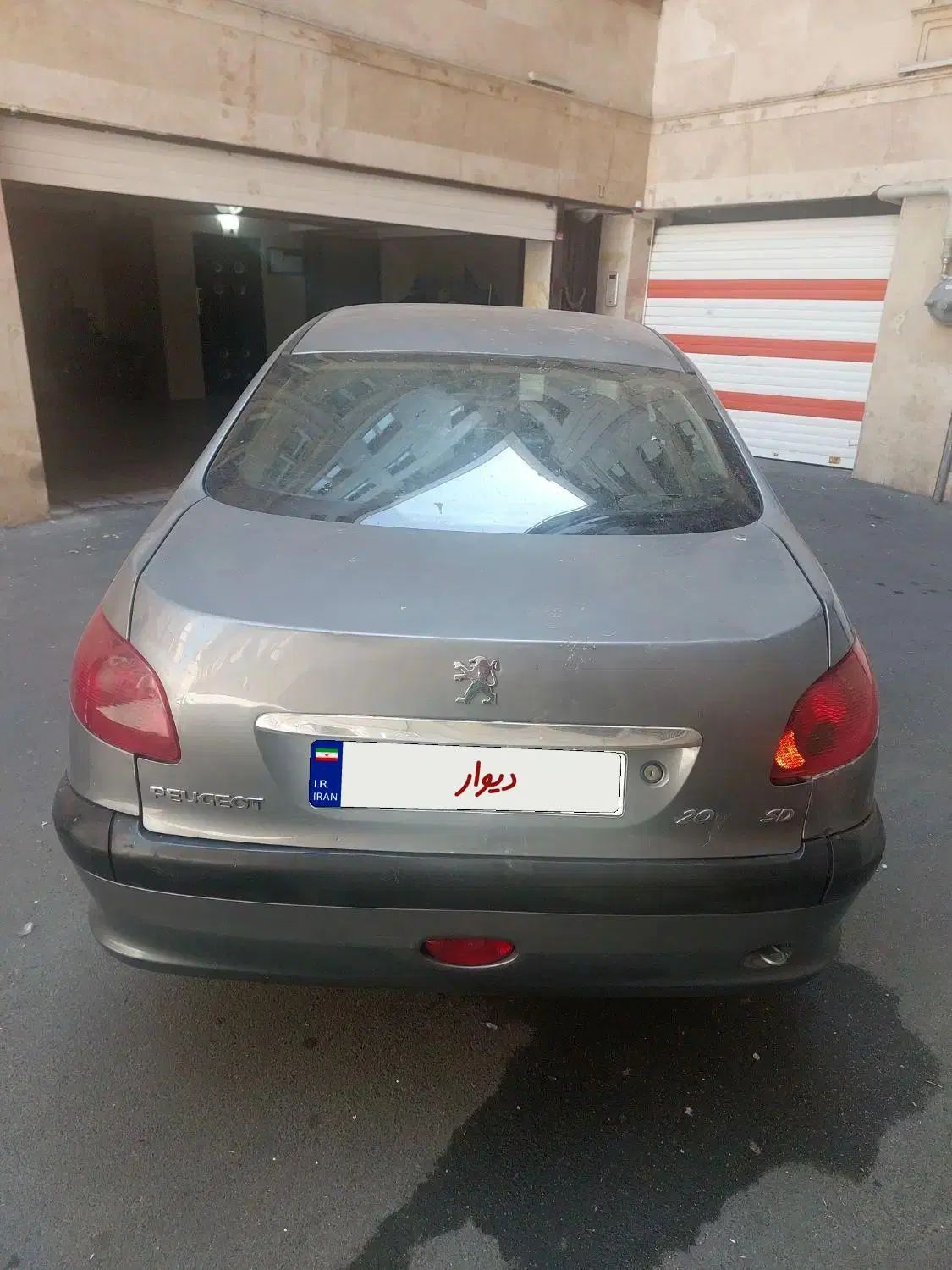 پژو ۲۰۶ صندوق دار v8 - 1388