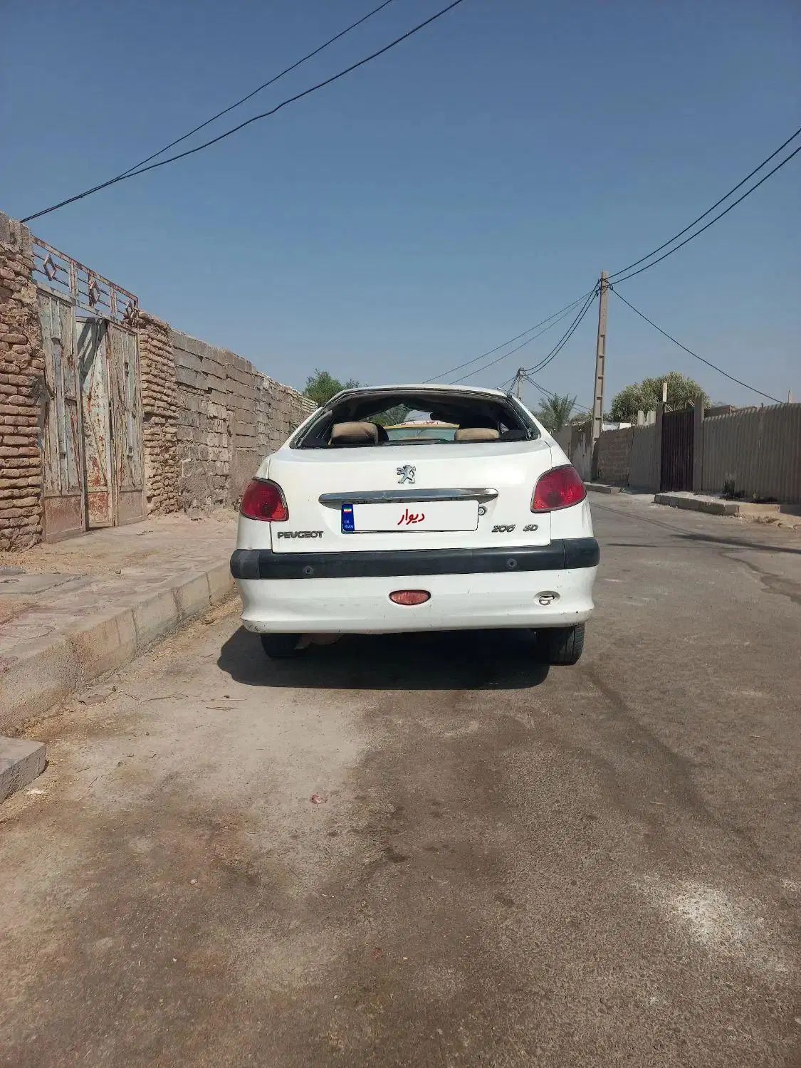 پژو ۲۰۶ صندوق دار v8 - 1396