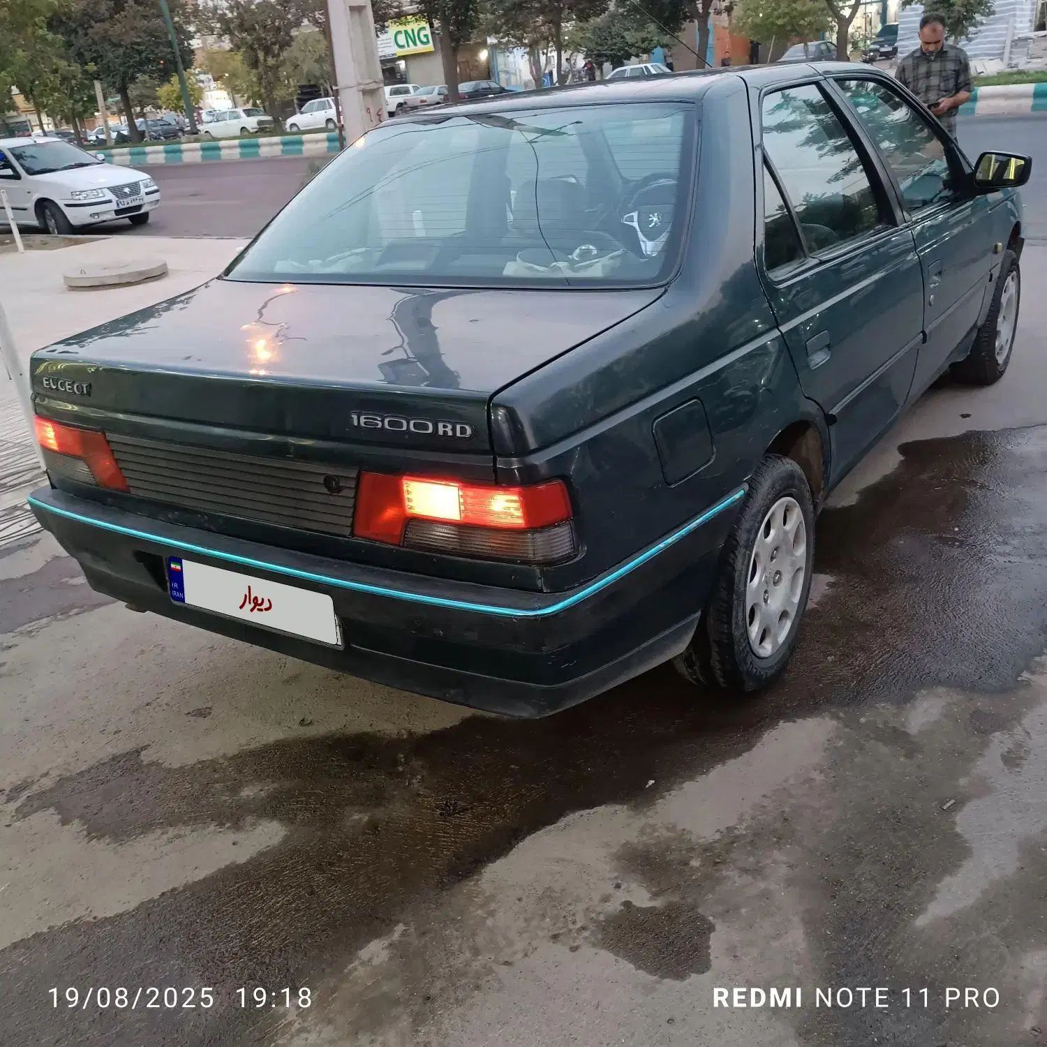 پژو آردی دوگانه سوز CNG - 1384