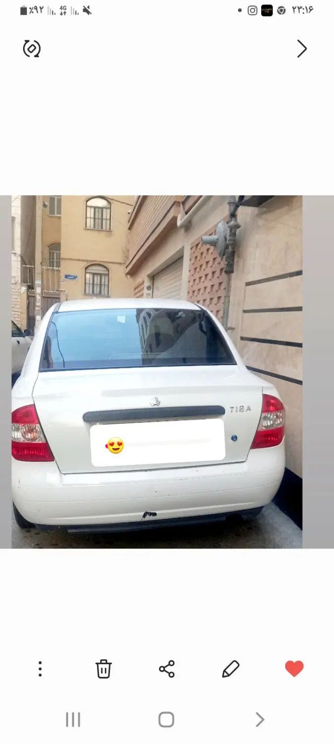 تیبا صندوق دار EX - 1395