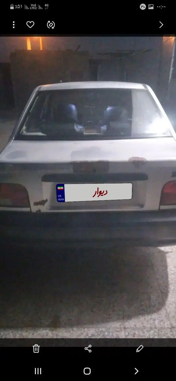 پراید صبا بنزینی - 1386