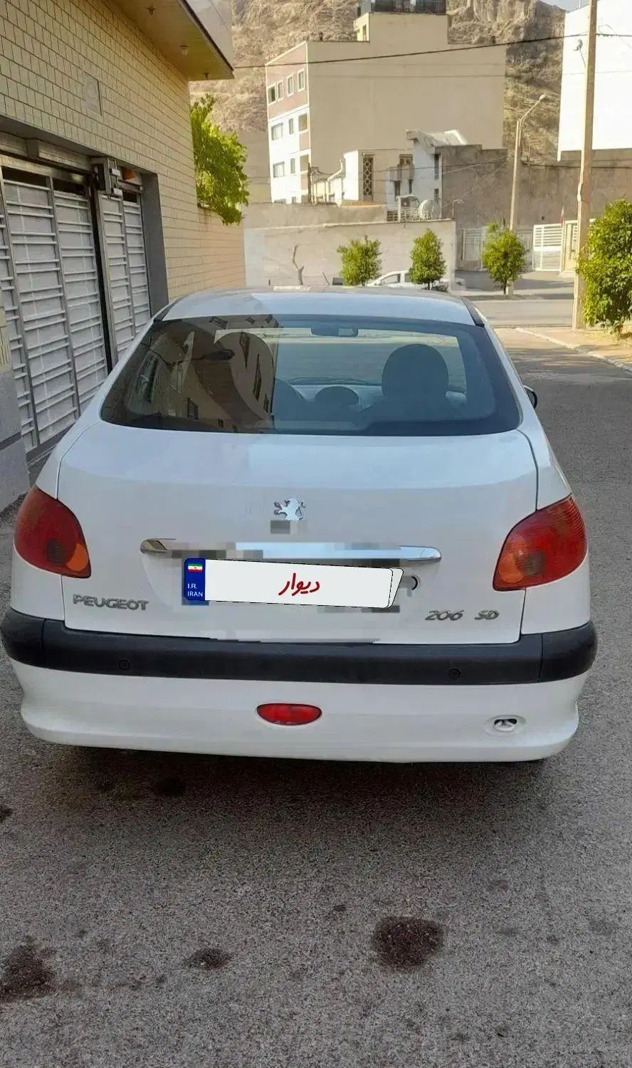 پژو ۲۰۶ صندوق دار v8 - 1395