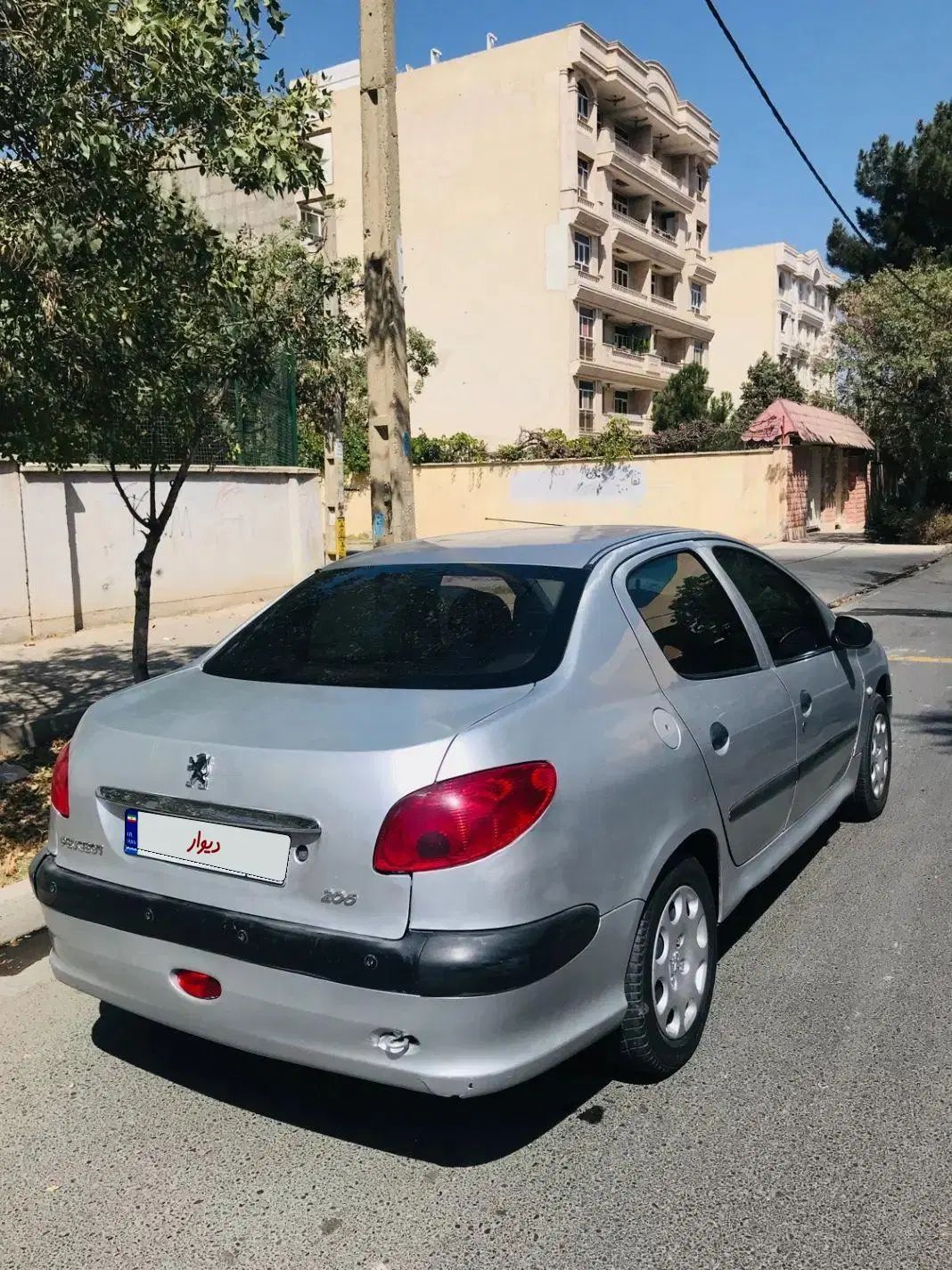 پژو ۲۰۶ صندوق دار v8 - 1388
