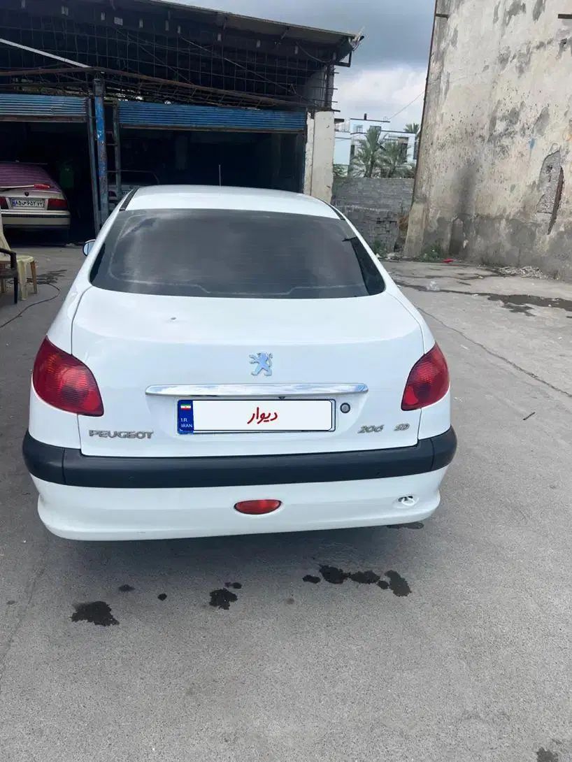 پژو ۲۰۶ صندوق دار v8 - 1398