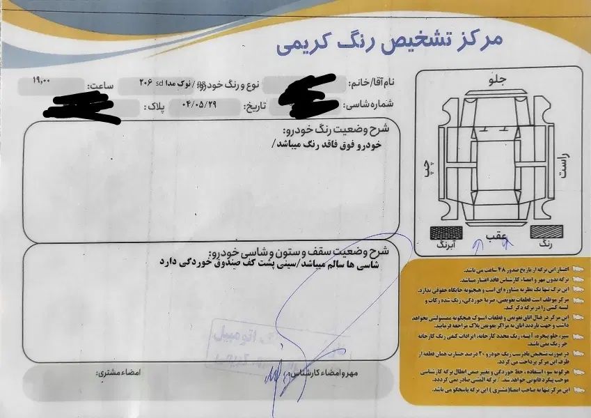 پژو ۲۰۶ صندوق دار v8 - 1398