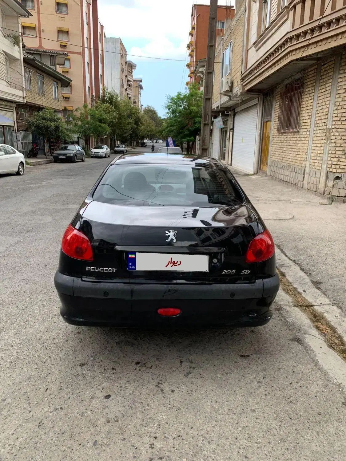 پژو ۲۰۶ صندوق دار v8 - 1396