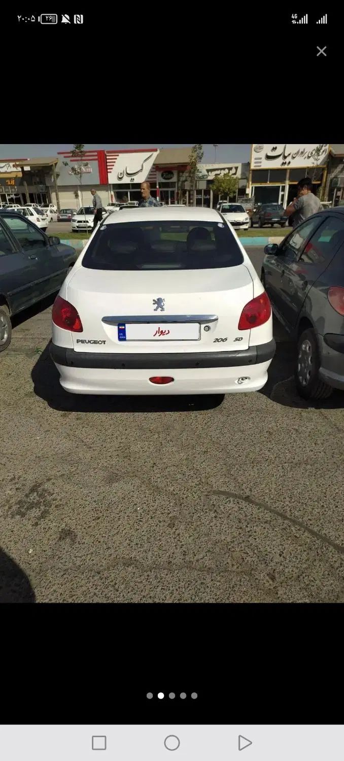 پژو ۲۰۶ صندوق دار v8 - 1399