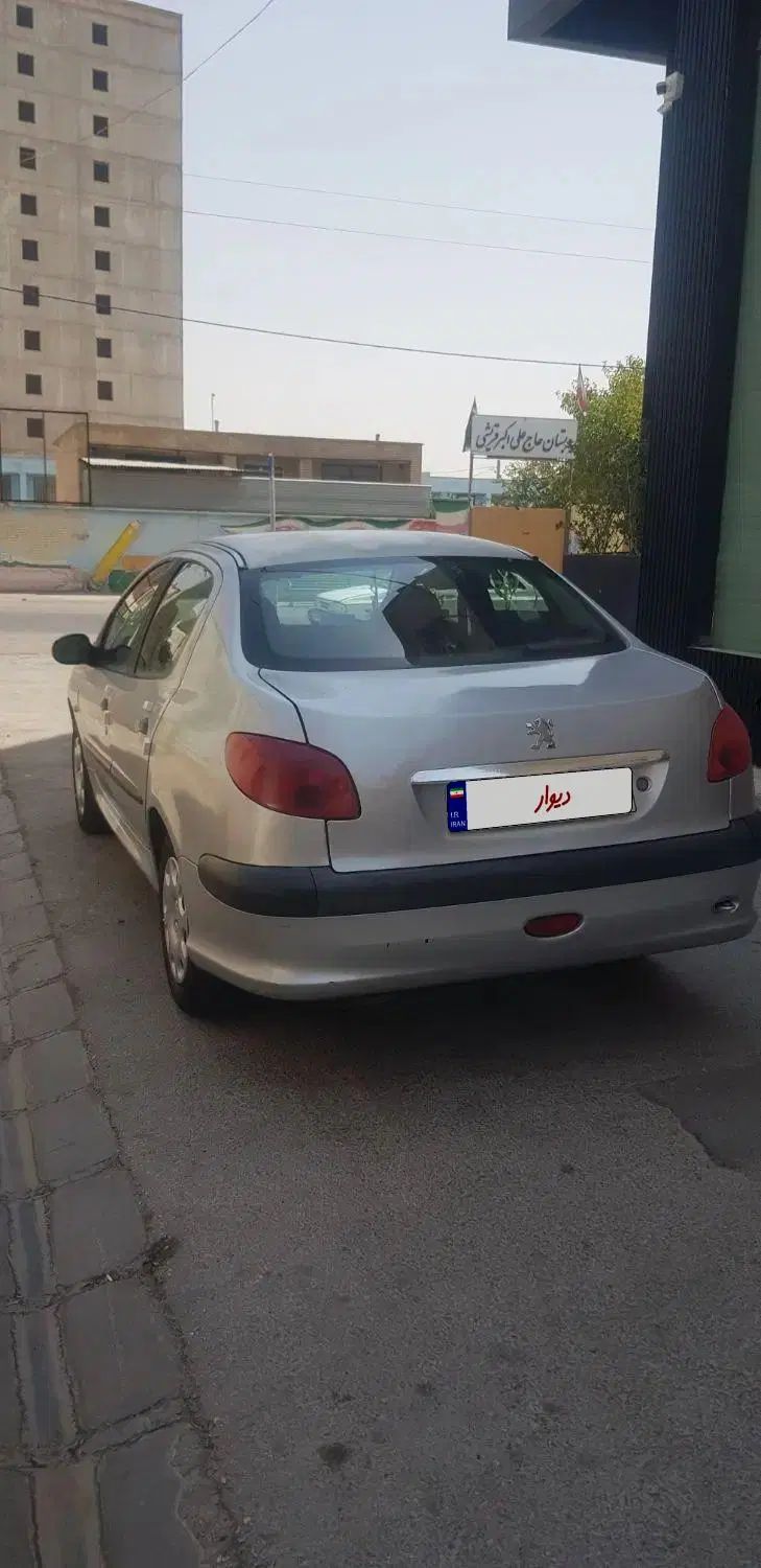 پژو ۲۰۶ صندوق دار v8 - 1386
