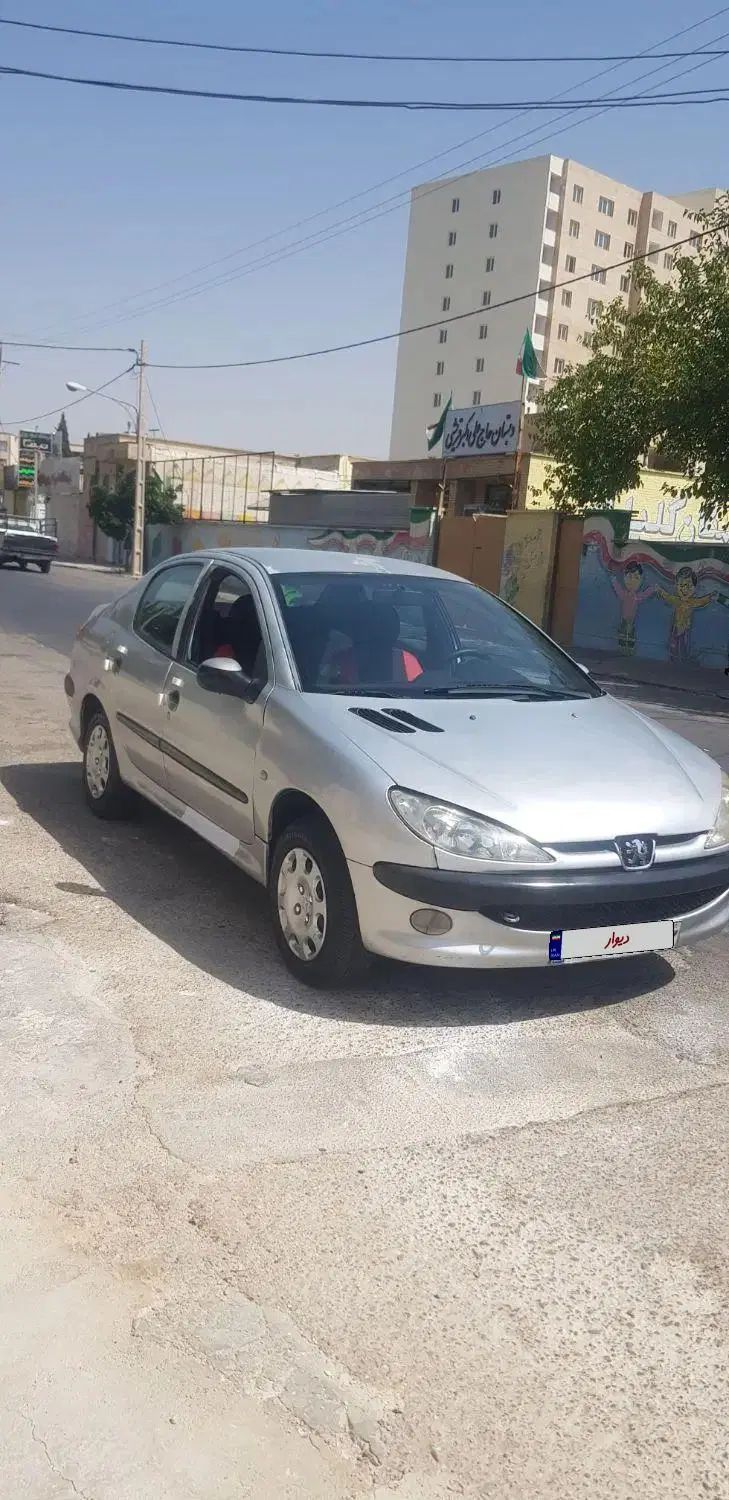 پژو ۲۰۶ صندوق دار v8 - 1386