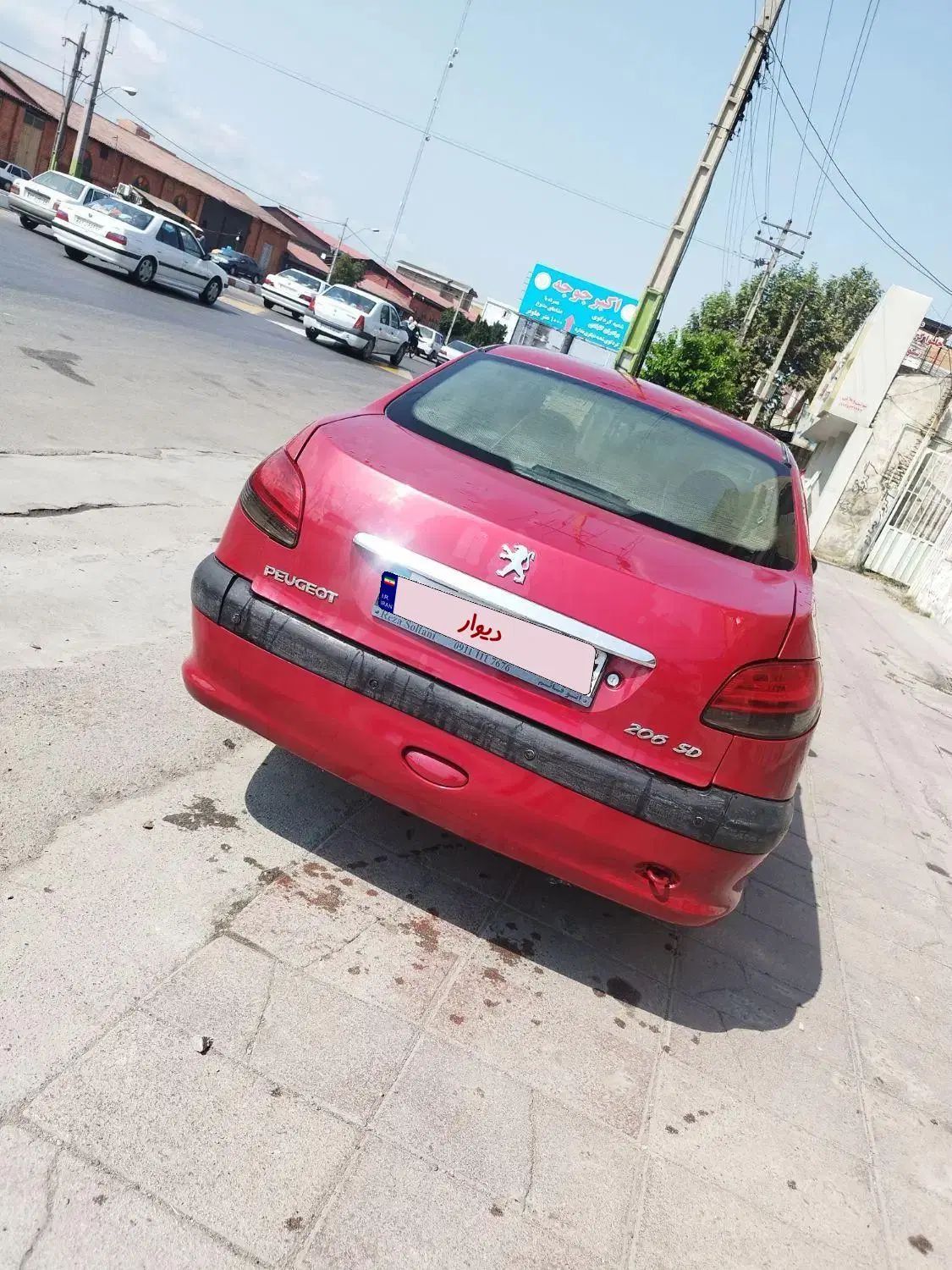 پژو ۲۰۶ صندوق دار v20 - 1389