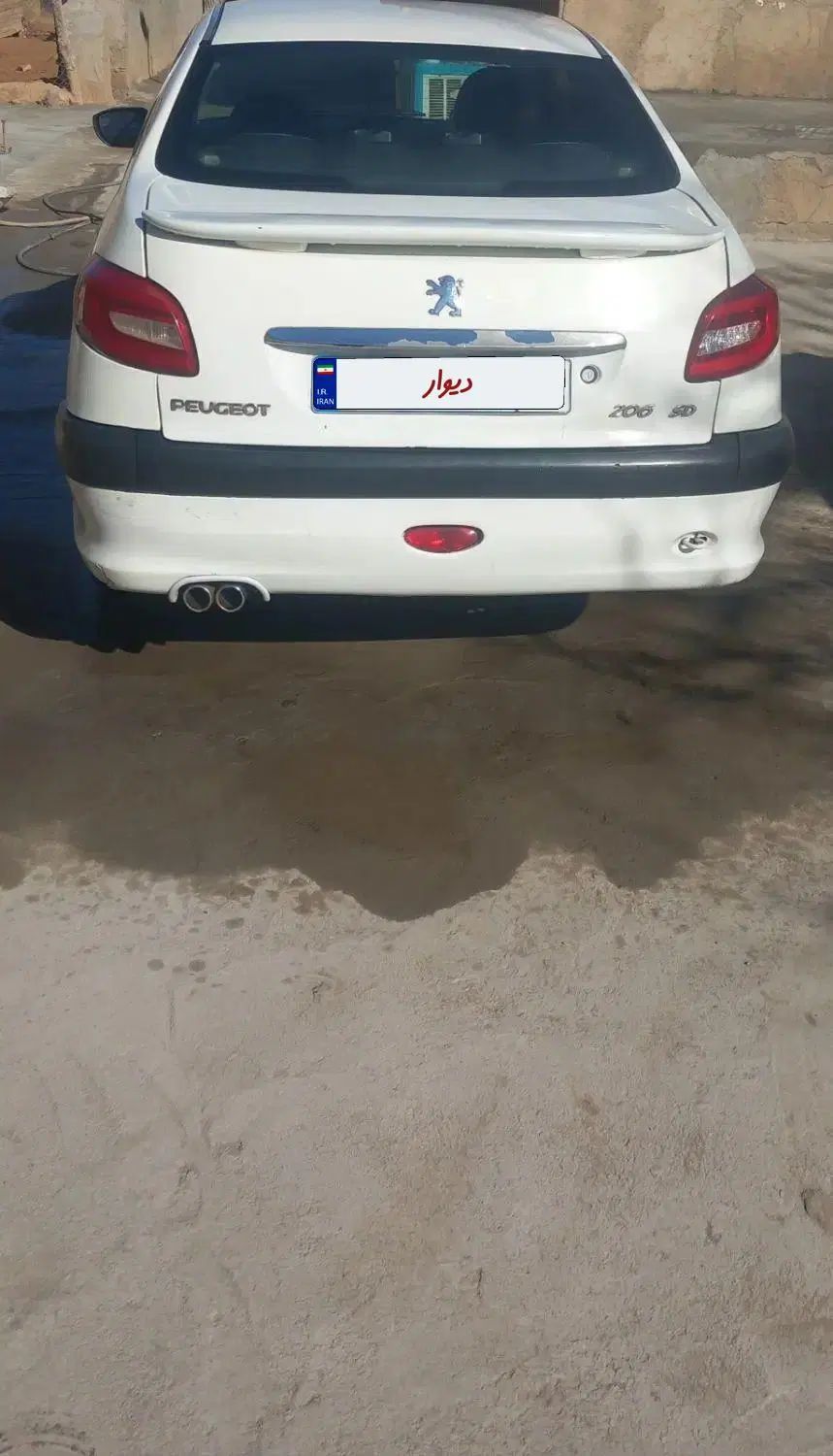 پژو ۲۰۶ صندوق دار v8 - 1389