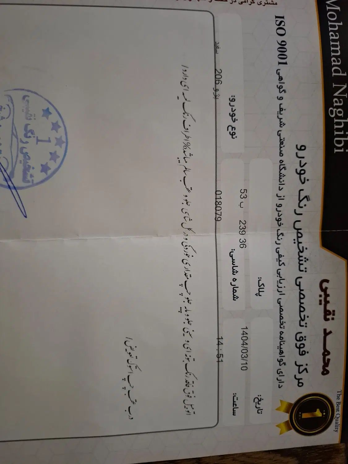 پژو 206 تیپ 2 - 1399