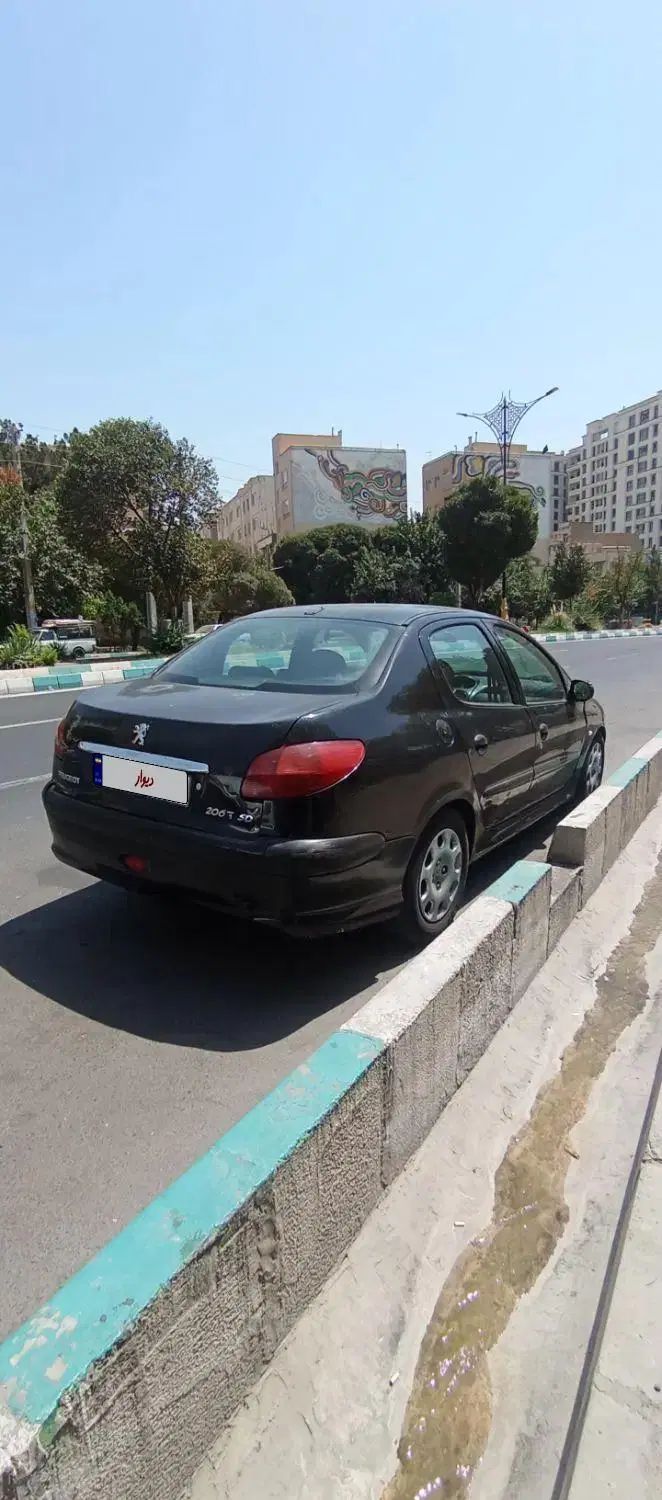 پژو ۲۰۶ صندوق دار v20 - 1386