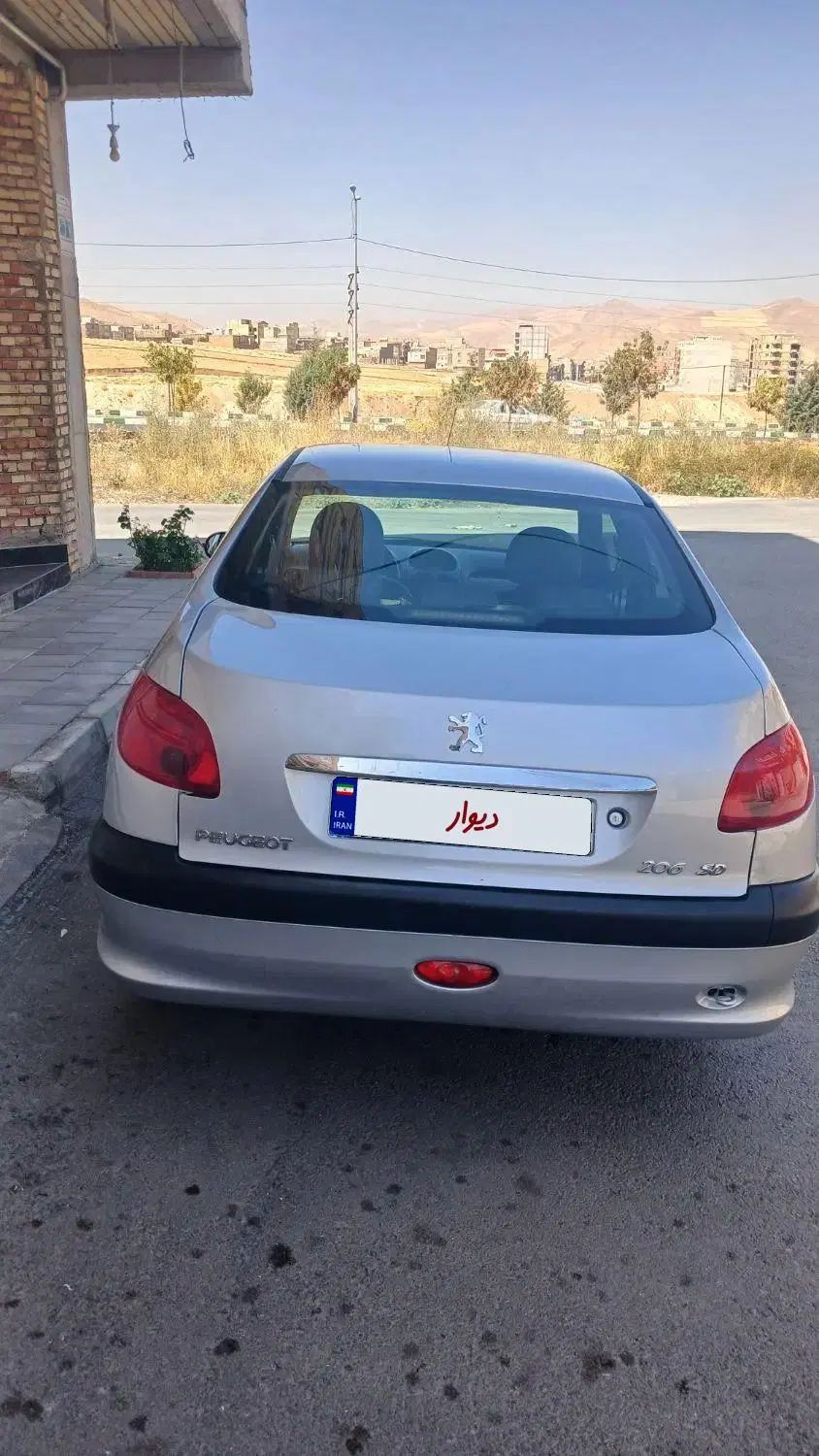پژو ۲۰۶ صندوق دار v20 - 1386