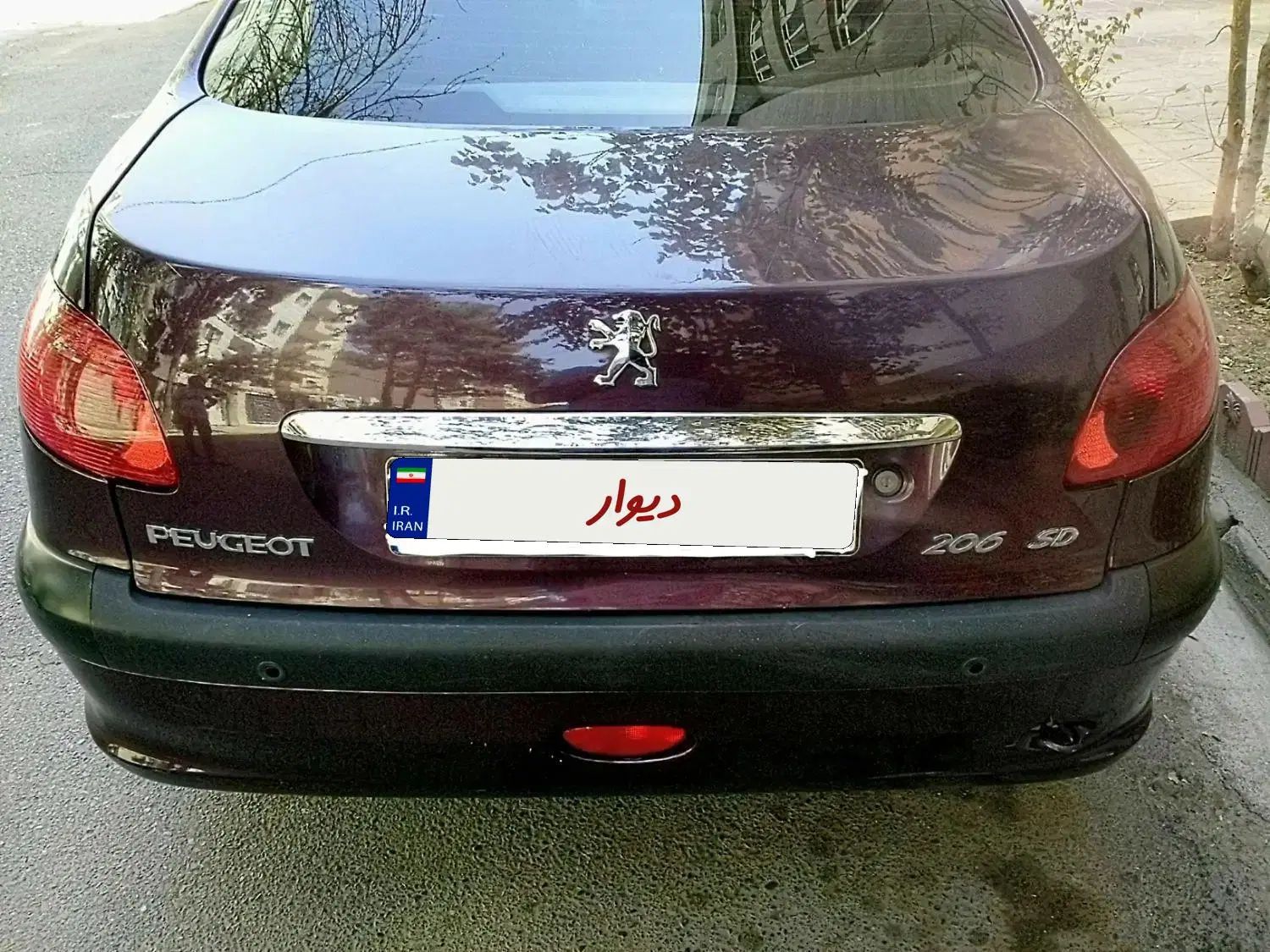 پژو ۲۰۶ صندوق دار v8 - 1396