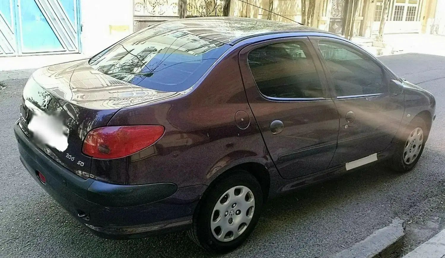 پژو ۲۰۶ صندوق دار v8 - 1396