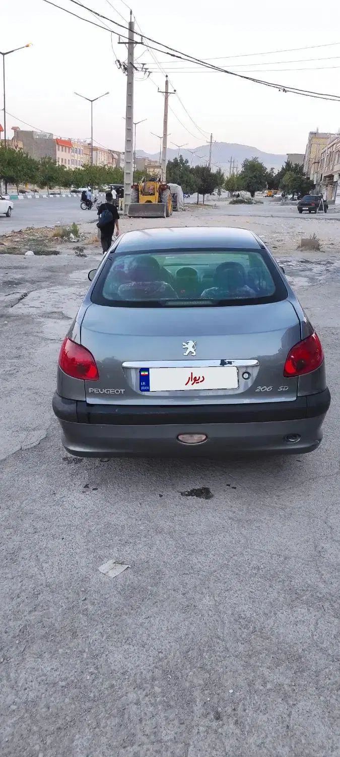 پژو ۲۰۶ صندوق دار v20 - 1390