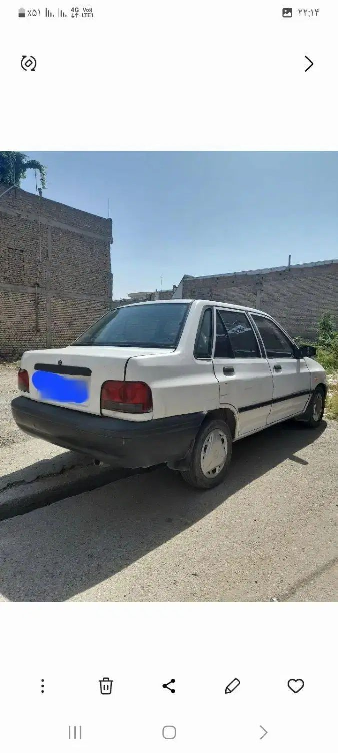 پراید صبا بنزینی - 1386